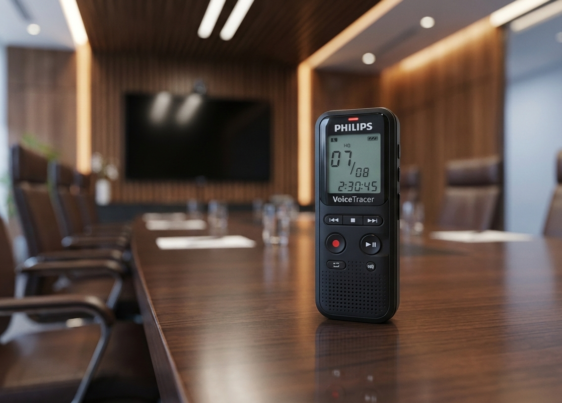 Philips VoiceTracer DVT1160 8GB Digital Audio Recorder