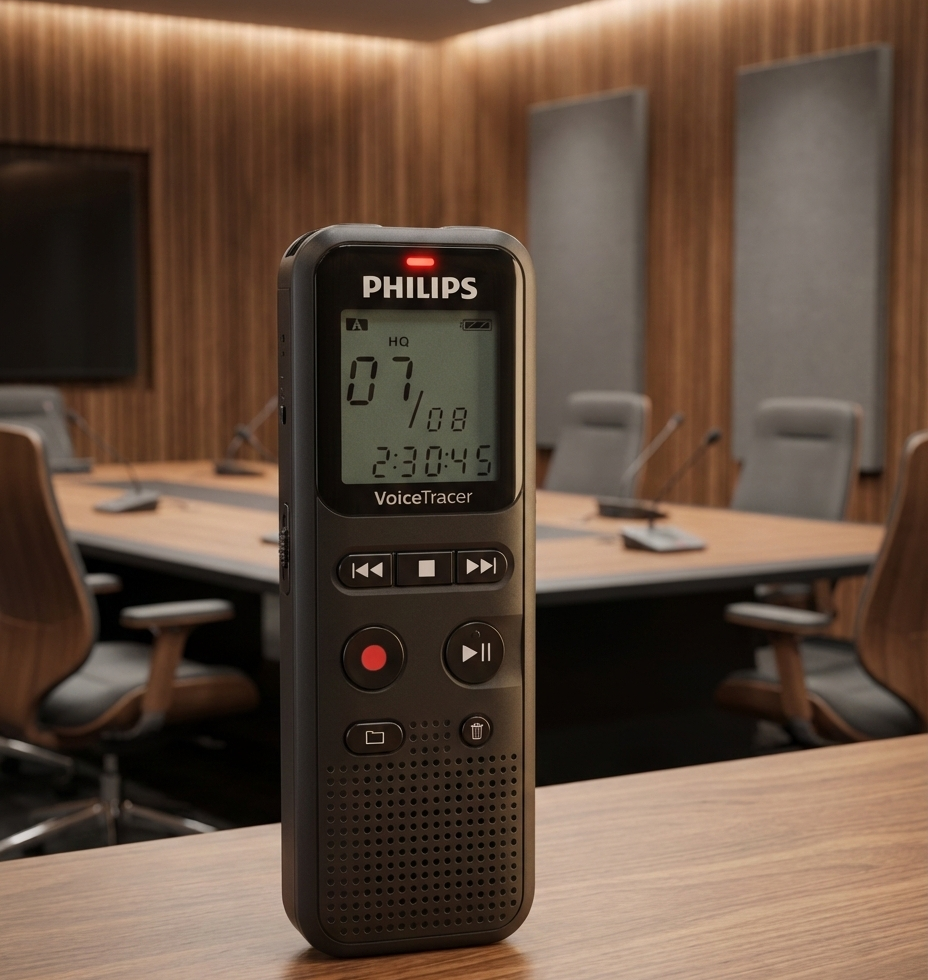 Philips VoiceTracer DVT1160 8GB Digital Audio Recorder