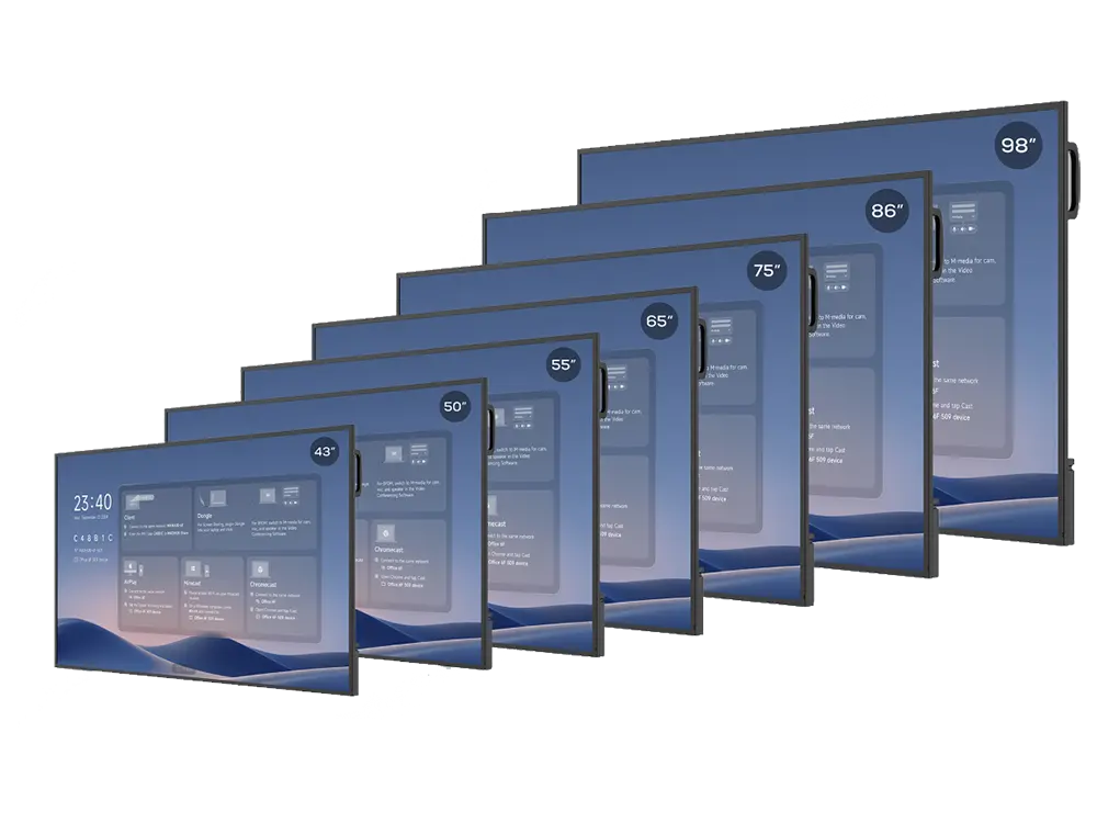 MAXHUB CMB Series 4K commercial displays from 43-inch to 98-inch
