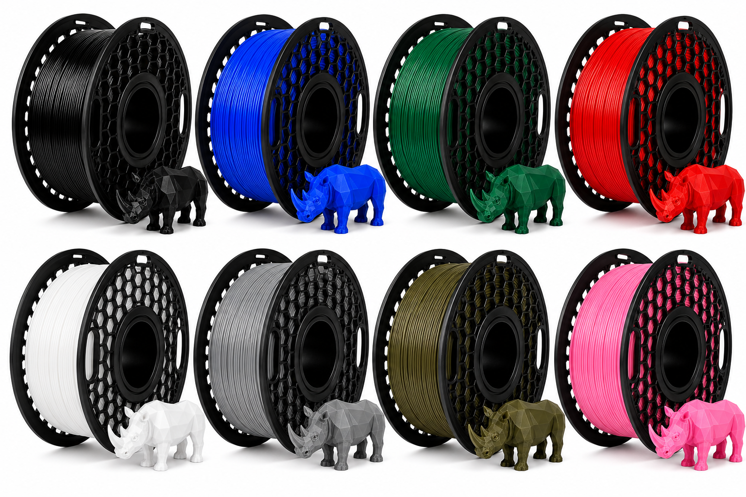 SAF PETG Speed 3D printer filament in multiple colours