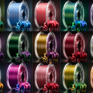 SAF PLA Dual Silk 3D printer filament in multiple colour combinations