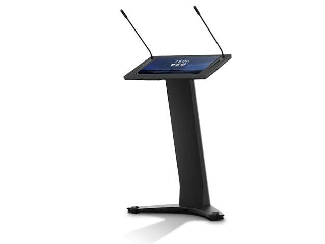 MAXHUB SL22MC Smart Lectern with touchscreen and dual microphones