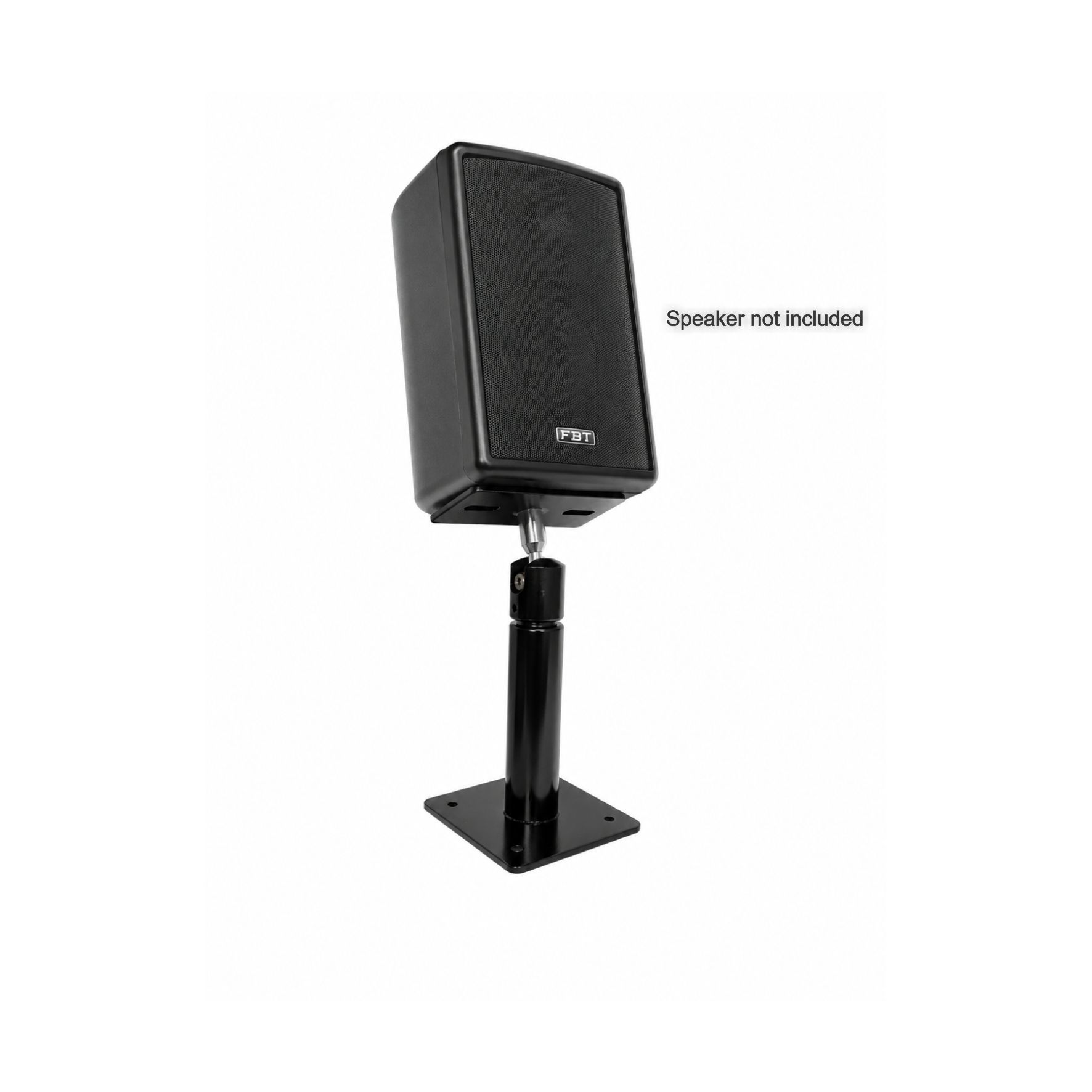 UniFlex speaker bracket installed with compact speaker