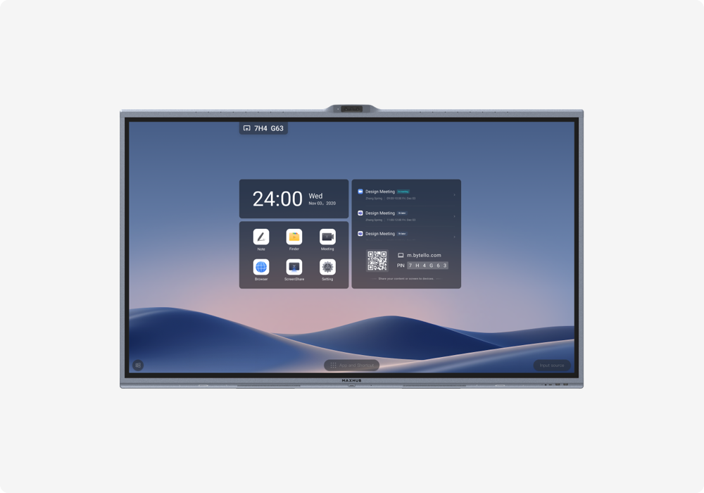 MAXHUB XBoard V7 interactive display front view